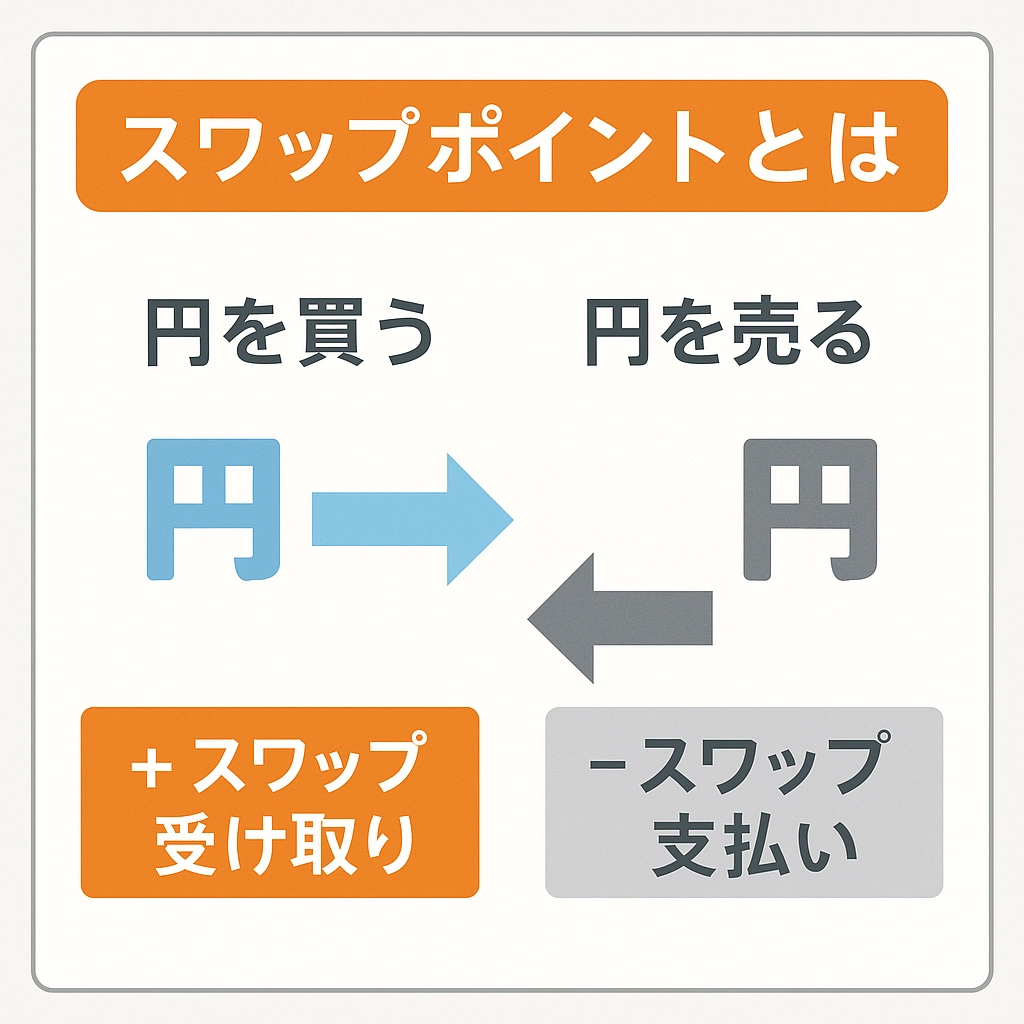 スワップポイントの図解